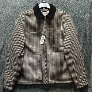 Alpine Design Mens Size M Eldridge Plaid Wool Full Zip Jacket